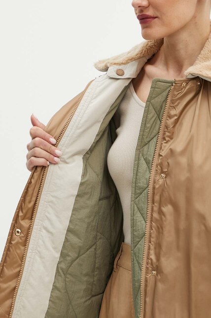 Двусторонняя куртка Weekend Max Mara женская цвет бежевый