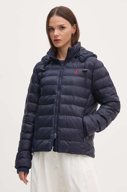 Polo Ralph Lauren jacket women's navy blue color 211958932 at PRM US