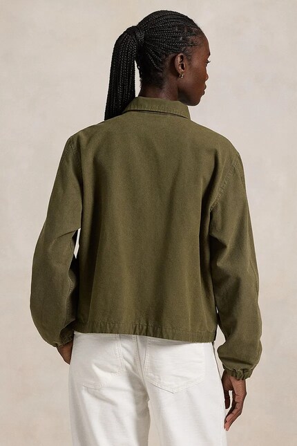 Polo Ralph Lauren cotton jacket green color 211936442 at PRM US