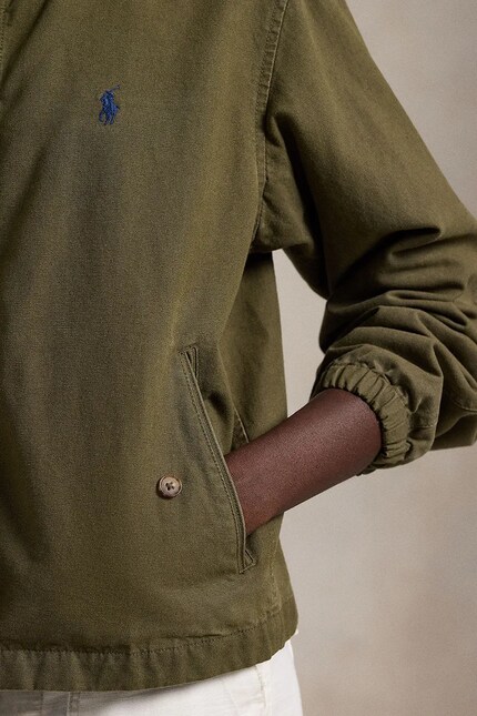 Polo Ralph Lauren cotton jacket green color 211936442 at PRM US