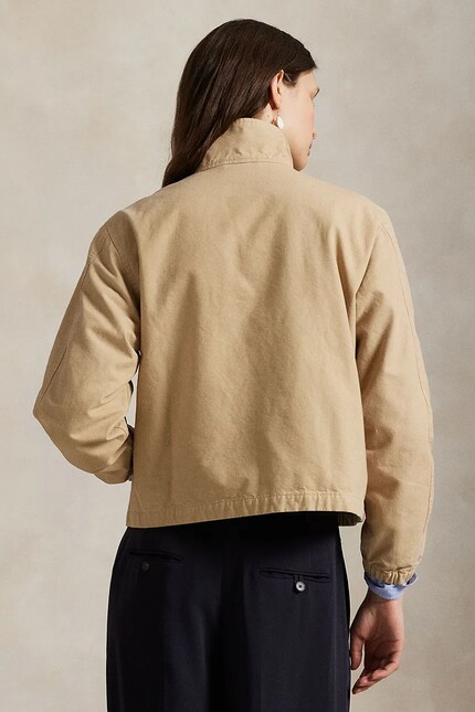 Polo Ralph Lauren short jacket denim Women's beige 211936442 at PRM US