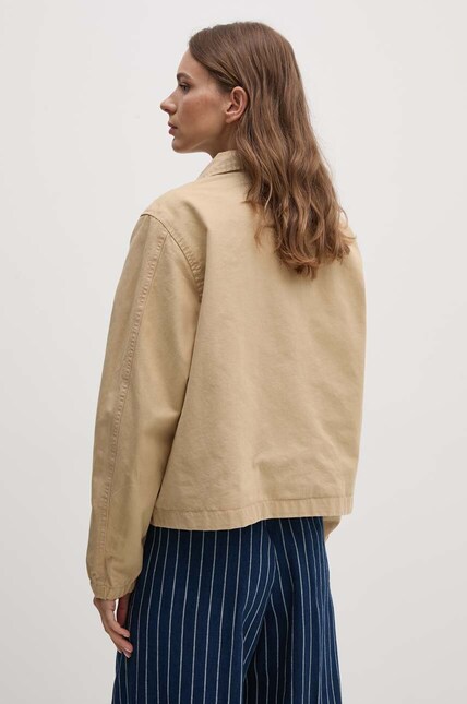 Polo Ralph Lauren short jacket denim Women's beige 211936442 at PRM US