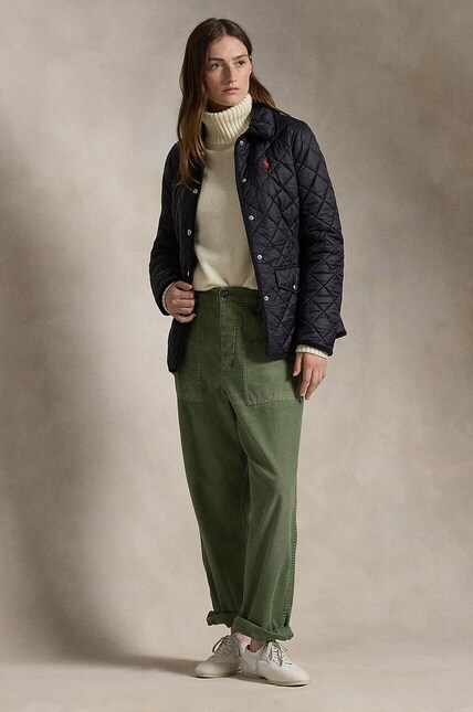 Polo Ralph Lauren jacket women's black color 211940996 at PRM US