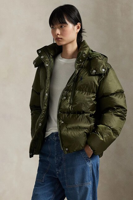 Polo Ralph Lauren down jacket navy blue color 211932183 at PRM US