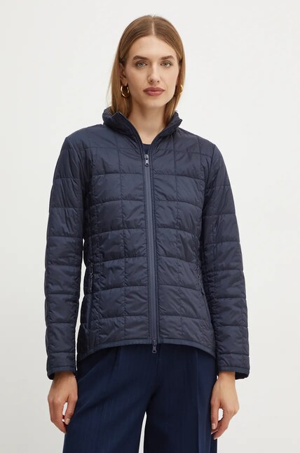 Max Mara Leisure ジップアップ　テクニカルジャケット　48 希少 Куртка Max Mara Leisure женская цвет синий переходная