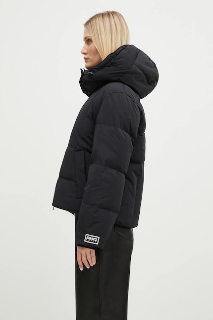 Kenzo jacket Regular Puffer Jacket women's black color Kenzo jacket Regular Puffer Jacket women's black color