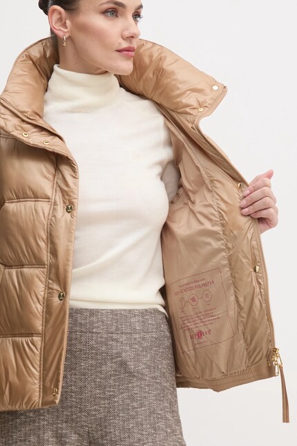 Joop! geaca femei, culoarea maro, de iarna, 30044178 | ANSWEAR.ro