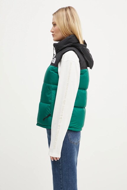 The North Face down vest 1996 Retro Nuptse women's green color