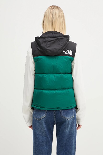 The North Face down vest 1996 Retro Nuptse women's green color