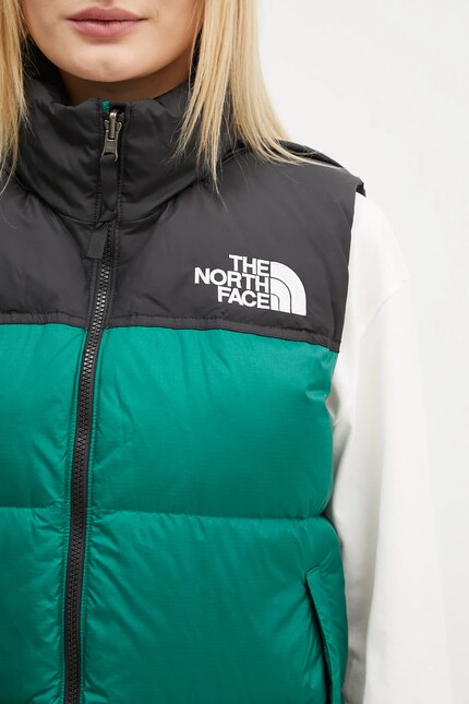 The North Face down vest 1996 Retro Nuptse women's green color