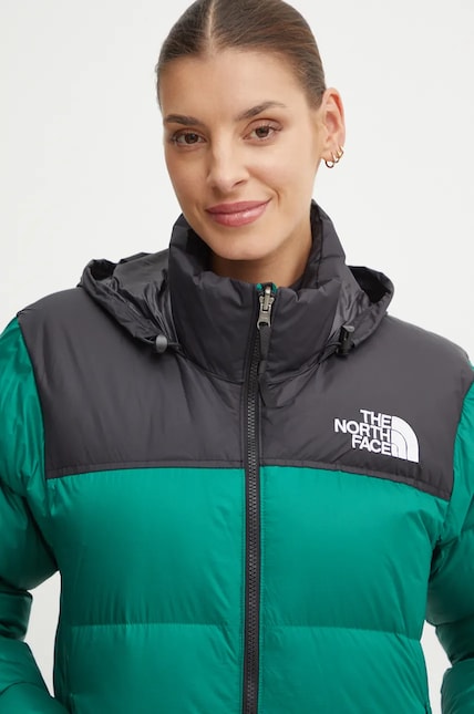 The North Face down jacket 1996 Retro Nuptse women's green color The North Face down jacket 1996 Retro Nuptse women's green color