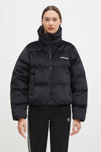 adidas Originals down jacket Velvet Down Jacket women's black