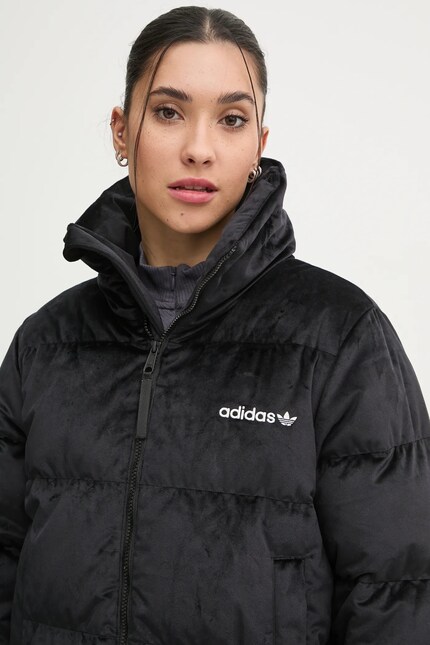 Пуховая куртка adidas Originals Velvet Down Jacket женская цвет