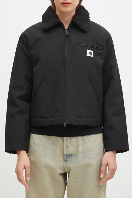 Carhartt WIP jacket Newkirk Jacket women's black color I033880