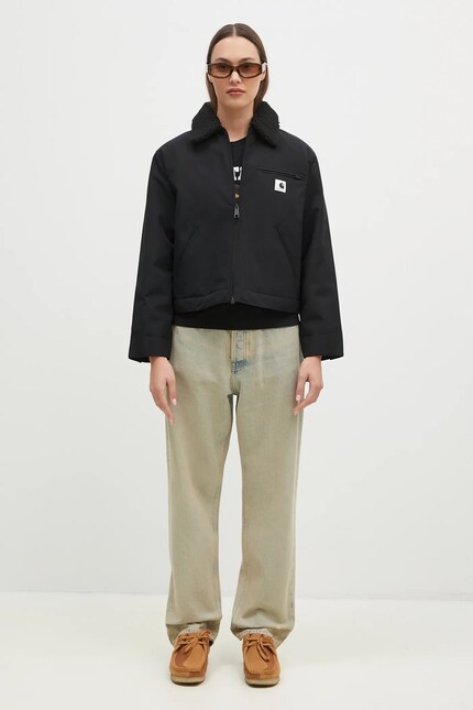 Carhartt WIP jacket Newkirk Jacket women's black color I033880