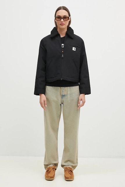 Carhartt WIP jacket Newkirk Jacket women's black color I033880 Carhartt WIP jacket Newkirk Jacket women's black color I033880