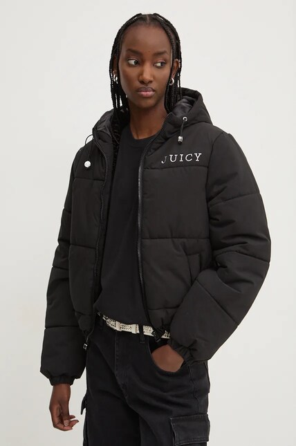 Куртка Juicy Couture MARGIE PUFFER женская цвет чёрный зимняя