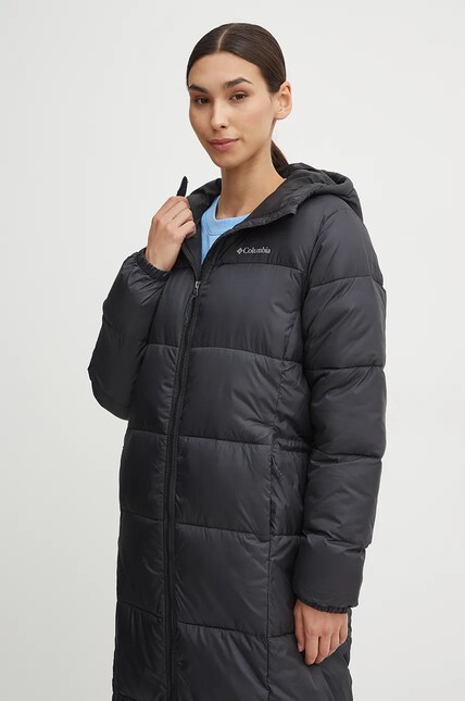 Columbia geaca Puffect femei, culoarea negru, de iarna, 2088451