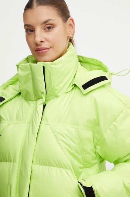 Куртка adidas by Stella McCartney женская цвет зелёный зимняя