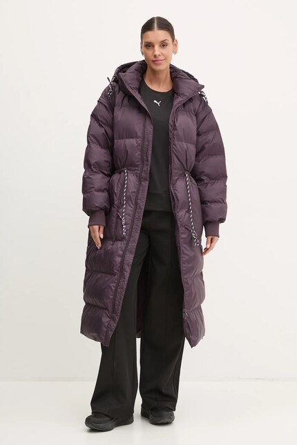 Куртка adidas by Stella McCartney женская цвет фиолетовый зимняя