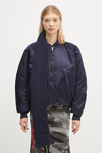 Ottolinger bomber jacket Scarf Bomber Jacket women's navy blue
