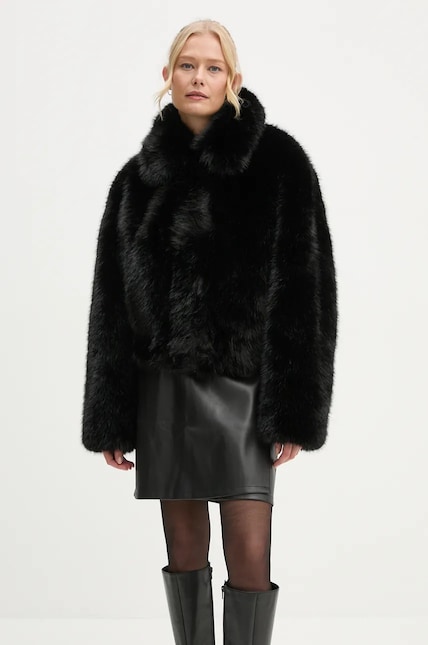 Stand Studio coat Lena Jacket women's black color 66354-9155 at PRM US