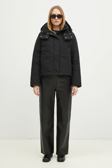Maison Kitsuné down jacket Puffer women's black color
