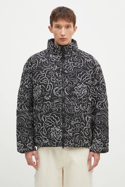 Kenzo jacket Star Tiger Down Jacket men's black color FE65OU1439NN Kenzo jacket Star Tiger Down Jacket men's black color FE65OU1439NN