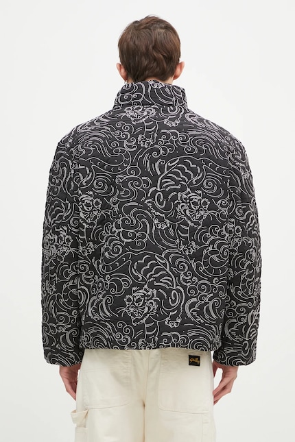 Kenzo jacket Star Tiger Down Jacket men's black color FE65OU1439NN Kenzo jacket Star Tiger Down Jacket men's black color FE65OU1439NN