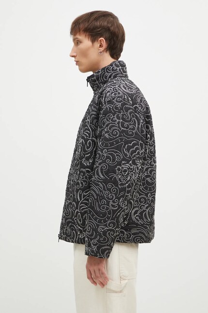 Kenzo jacket Star Tiger Down Jacket men's black color FE65OU1439NN Kenzo jacket Star Tiger Down Jacket men's black color FE65OU1439NN