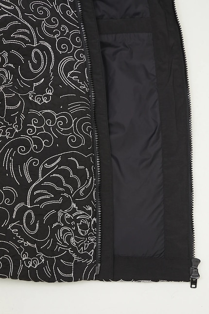 Kenzo jacket Star Tiger Down Jacket men's black color FE65OU1439NN Kenzo jacket Star Tiger Down Jacket men's black color FE65OU1439NN