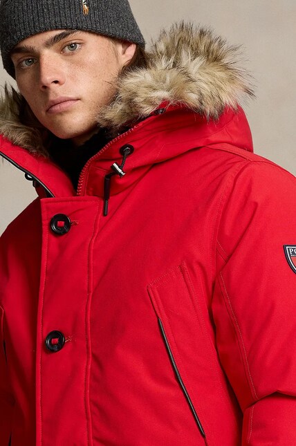 Polo Ralph Lauren down jacket men's red color 710940235 at PRM US