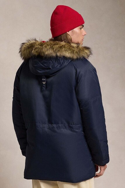 Polo Ralph Lauren down jacket men's navy blue color 710949233 at