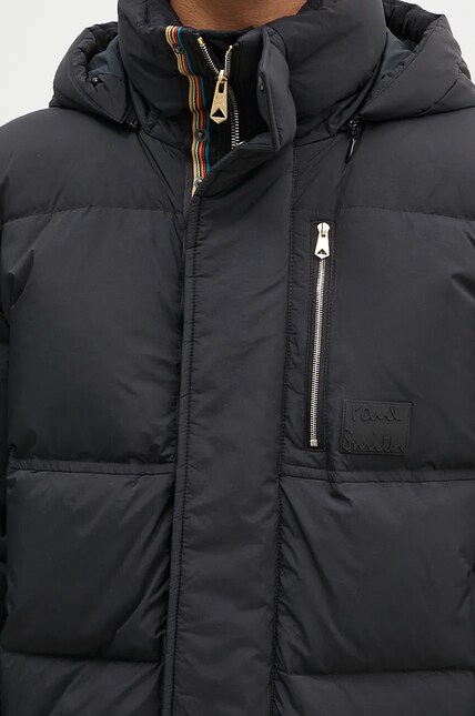 Paul Smith down jacket men's black color M1R-077Z-N02496 at PRM US