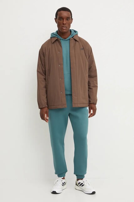 New Balance jacket brown color MJ43504DUO at PRM US