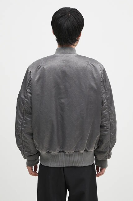 Куртка-бомбер Alpha Industries MA-1 Vintage мужская цвет серый