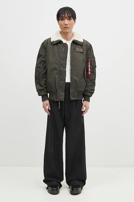 Alpha Industries jacket B15-3 men's green color 198122 at PRM US Alpha Industries jacket B15-3 men's green color 198122 at PRM US