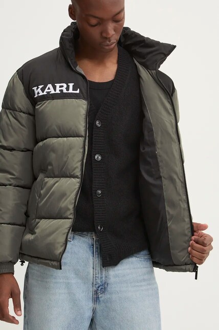 Куртка Karl Kani мужская цвет зелёный зимняя 60760013 | ANSWEAR.ua