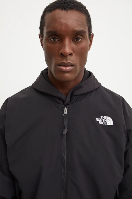 The North Face bomber jacket TNF Bomber men's black color