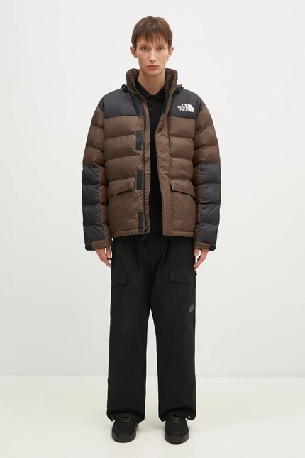 The North Face jacket Limbara men's brown color NF0A89EG1OI1 at PRM US