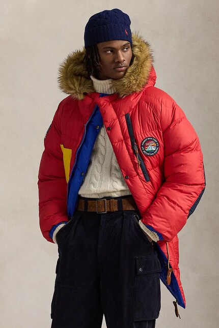 hime__0721 Ralph Lauren Sport ダウン Двухсторонняя пуховая куртка Polo Ralph Lauren Ripstop-Rev Talvi