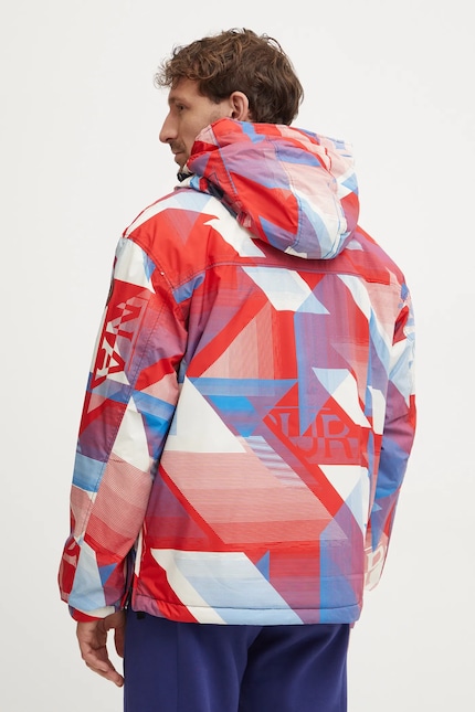 Napapijri jacket Rainforest Next men's red color NP0A4IKWFCC1 at Napapijri jacket Rainforest Next men's red color NP0A4IKWFCC1 at