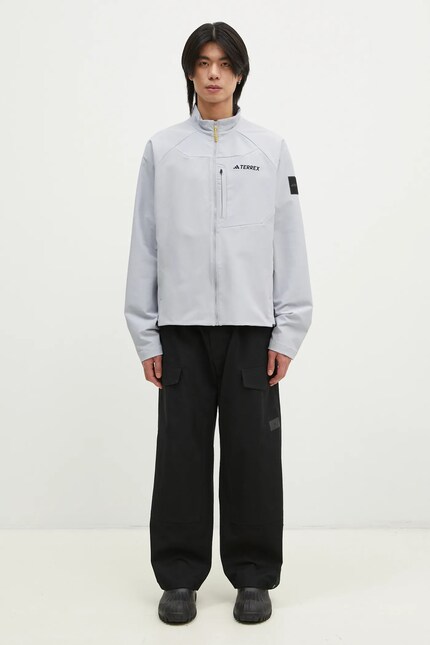 adidas jacket National Geographic Softshell Jacket men's blue