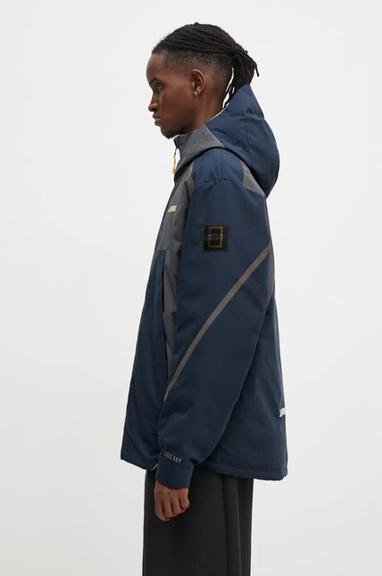jas adidas Adapt Jacket Running Sport Contrast Pocket Half Open Hooded