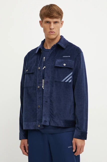 adidas Originals jacket Jacket men's navy blue color IX9609 at PRM US adidas Originals jacket Jacket men's navy blue color IX9609 at PRM US