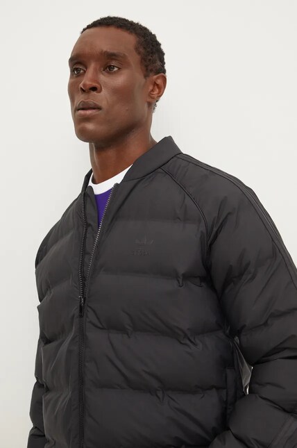 Куртка adidas Originals SST Down Jacket мужская цвет чёрный зимняя