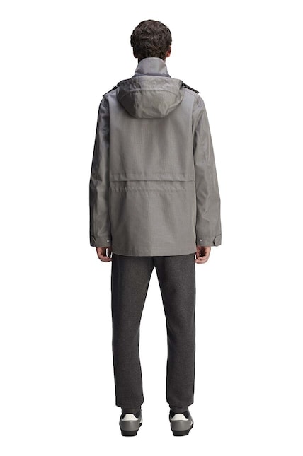 adidas Originals jacket Spezial F.C. Anorak men's gray color