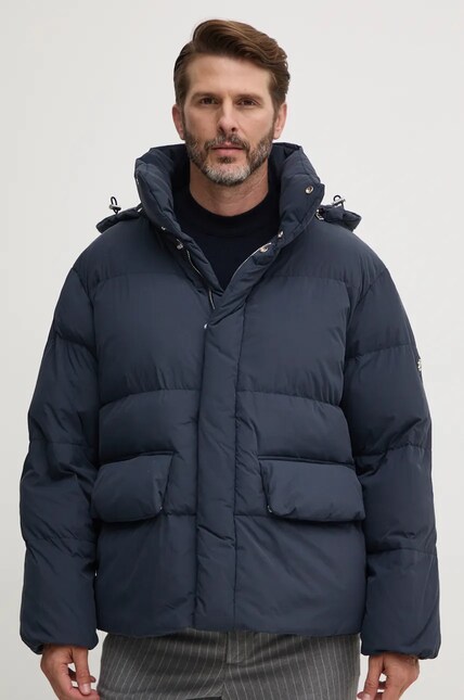 Куртка BOSS мужская цвет синий зимняя 50524002 | ANSWEAR.ua