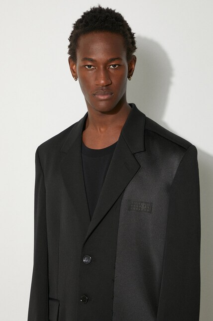 MM6 Maison Margiela wool blend blazer black color SH0BN0009.S47848