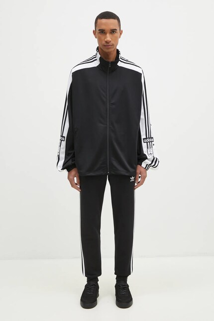 adidas Originals sweatshirt Megabreak Jacket men's black color